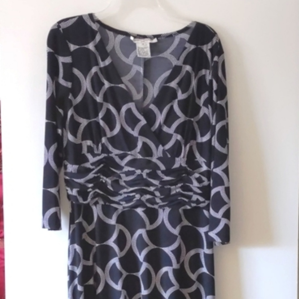 Evan Picone wrap style dress EUC